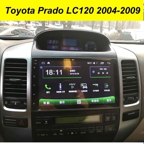 64GB Android 10.0 2Din Car Dvd Multimedia Player GPS For Toyota Prado LC120 2009 2008 2007 Autoradio Navigation Stereo Head Unit