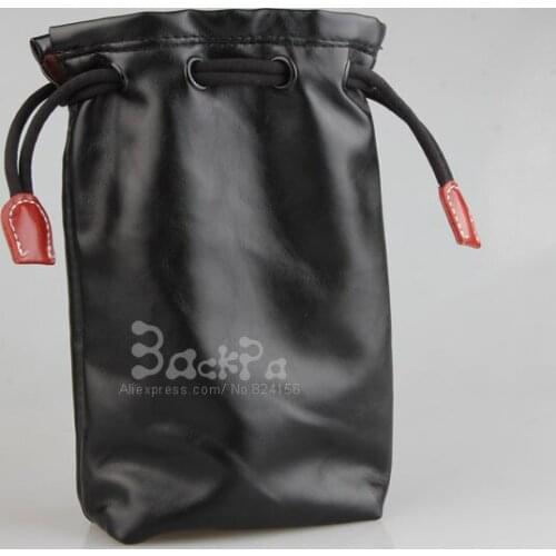 Camere Lens Bag (L) Protective Case PU Leatheroid + Tomentum for EF-M 55-200mm f/4.5-6.3 IS STM EF 24-105mm f/4L IS USM