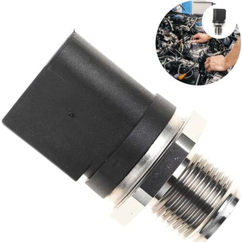 Fuel Rail Pressure Sensor for Audi Motors OE: 06J906054, 06J906051C, 06H906051A, 06H906051J Stable Operation High Performance