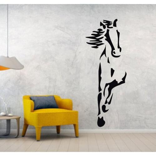 Horses Acrylic Wall Stickers Room Decoration Restaurant Background Art Living Room Bathroom Room Decor Mirror Wall Sticker