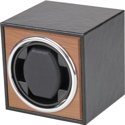 Mini USB Single Watch Winder Case Holder for Mechanical Watch Carbon Fiber