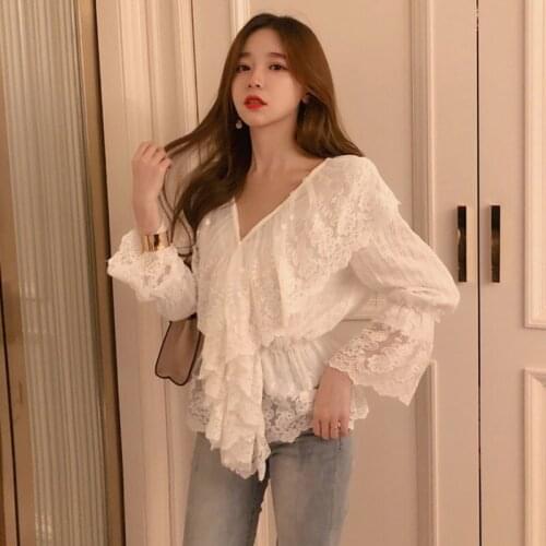 Cheap wholesale 2019 new Spring Summer Autumn Hot selling womens fashion casual ladies work Shirts FP142