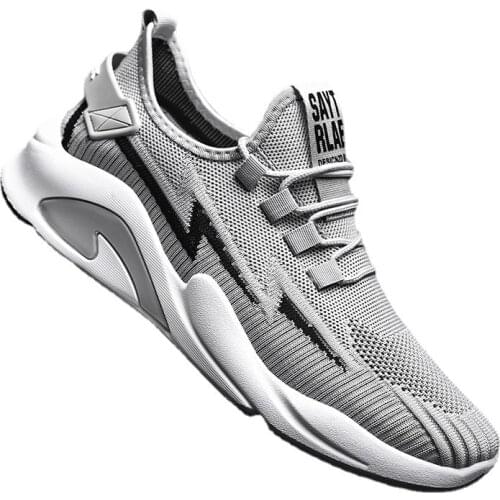 Casual Sports Mens Shoes 2021 Summer New Fashion Student Shoes Breathable Non-slip Wear-resistant Comfortable Breathable