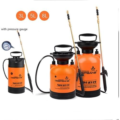 3L 5L 8L garden manual pressure sprayer irrigation flower plant high pressure watering can fertilizer agricultural Tool