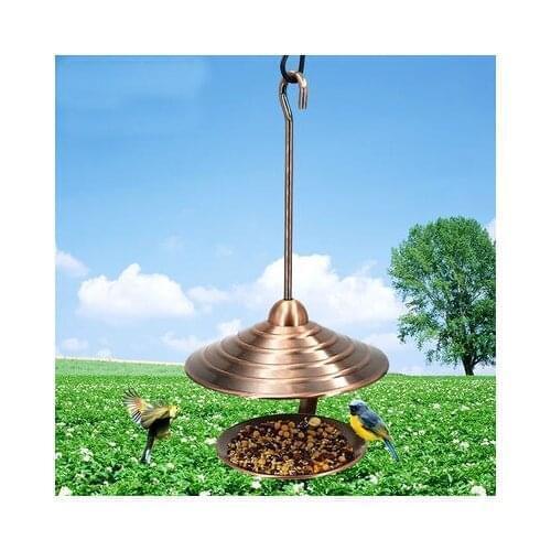 Outdoor bird feeder, garden decoration, villa, balcony bird feeder, automatic bird feeding trough