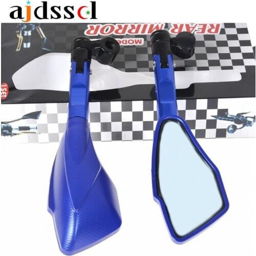 Universal CNC Aluminum Motorcycle/Scooter Side Rearview Mirror For Beneli Ducati 795 Suzuki Yamaha BWS PCX RSZ RS Honda MSX GSXR