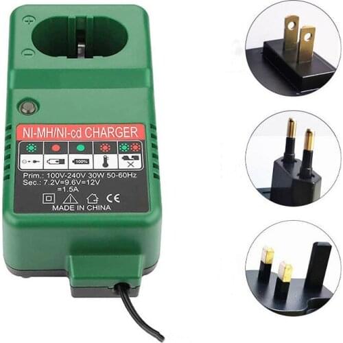 Battery Charger For Electrical Drill NI-MH / NI-CD For Hitachi BS1214S UC18YG DC1414 7.2V 9.6V 12V General Charger