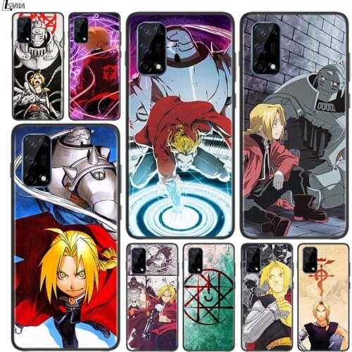 Fullmetal Alchemist Anime for OPPO Realme V15 X5 X3 X50 X7 X2 C17 C11 C3 C2 7 7i 6 6S 6i 5 Narzo 20 Pro Black Phone Case