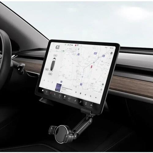 Car Mobile Phone Holder 18W Snap-in Fast Wireless Charging Stand for Tesla Model 3 Auto Interior Modification Decor Accessories