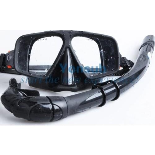 Free Shipping Snorkeling Spearfishing Scuba Dive Pro Mask Snorkel Set