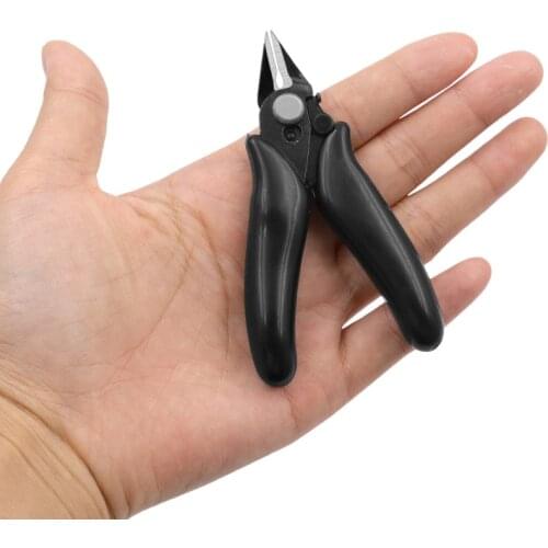Diagonal Pliers 3.5 Inch Mini Wire Cutter Small Soft Cutting Electronic Pliers Wires Insulating Rubber Handle Model Hand Tools