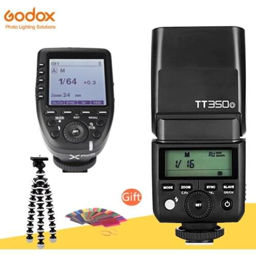 Godox Mini Speedlite TTL TT350O High Speed 1/8000s GN36+2.4G wireless Power Flash Trigger X1T-O Xpro-O For Olympus Panasonic