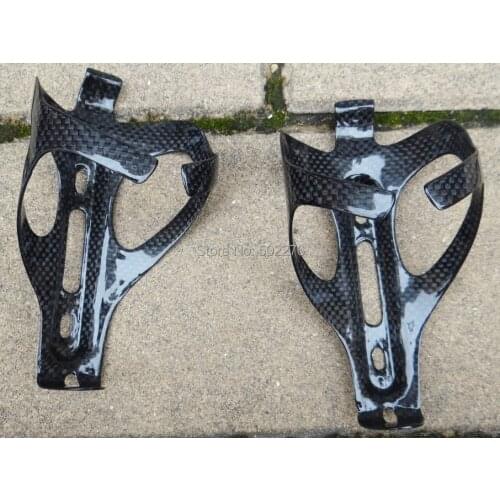 3K Carbon Cycling Water Bottle Cage for Cyclocross Road Mountain Bike MTB - 2 pcs cages CG033
