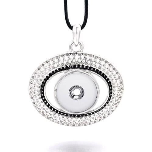 Hot Interchangeable Flower Tree Ginger Necklace 107 Fit 18mm Snap Button Pendant Necklace Charm Jewelry For Women Gift