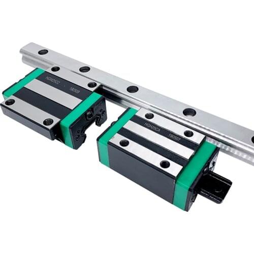 Free shipping 2pc HGR15 linear guide rail linear rail L+4pc linear block carriage HGH15CA / HGW15CC linear bearing CNC parts
