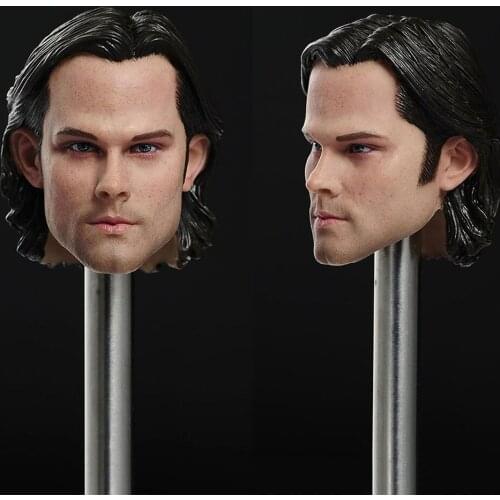 1/6 Sam Winchester Male Head Sculpt Jared Padalecki Head Model Fit For 12 inches Male Action Figure Body SPN Fans Collection