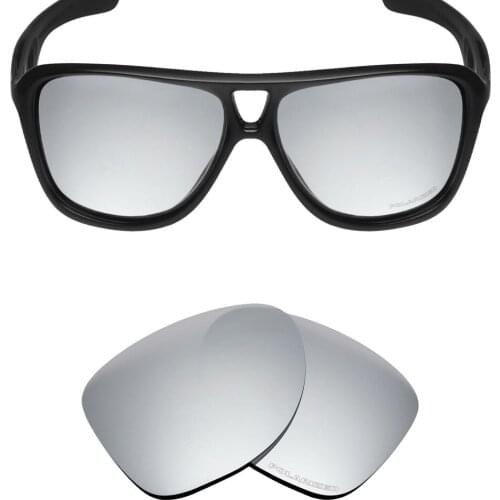 Mryok+ POLARIZED Resist SeaWater Replacement Lenses for Oakley Dispatch 2 Sunglasses Silver Titanium
