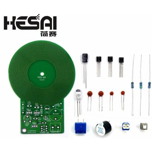 DIY Kit Metal Detector Kit Electronic Kit DC 3V-5V 60mm Non-contact Sensor PCB Board Module DIY Electronic Part Metal Detector
