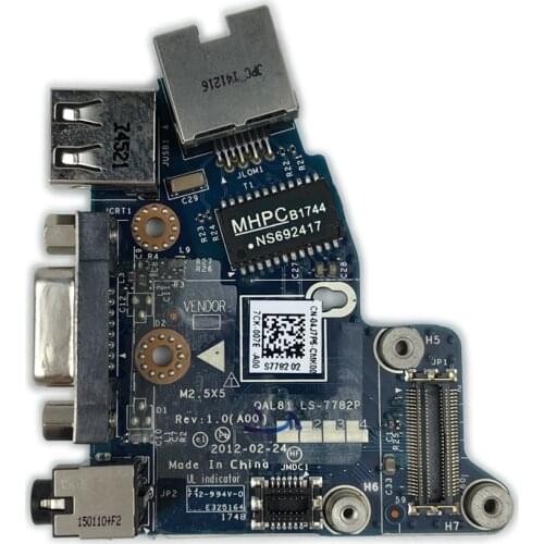 New QAL80 LS-7781P Board For Dell Latitude E6430 USB Audio Jack VGA Port USB board Ethernet 51WP9 051WP9 CN-051WP9