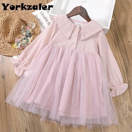 Girls New Fashion Dress Long Sleeve Princess Dress Toddler Girl Christmas Dress Children Fall Clothes Pretty Dress