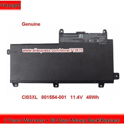 Genuine CI03XL 801554-001 Battery for HP ProBook 640 G2 640 G4 645 G2 650 G2 Series Laptop
