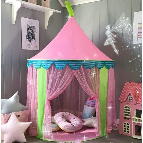 Tent House Childrens Tent Folding Tents Play House For Children Teepee Toy Tents For Kids Princess Castle Baby Tent