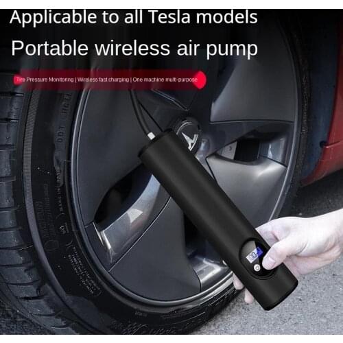 Suitable for Tesla Tesla Air Pump Model 3 Model Model Y Model X dedicated portable car tire air pump 12V tire inflator
