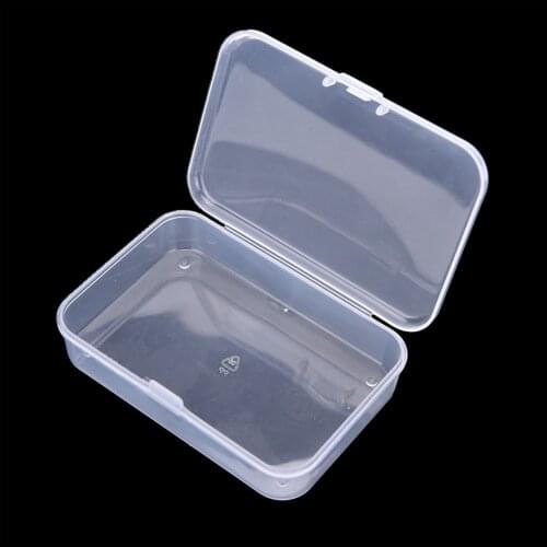 Rectangular Plastic Card Box Credit Card Holder Waterproof Plastic Card Sets Bank Card Bus Card Case Jewelry Box with Lid