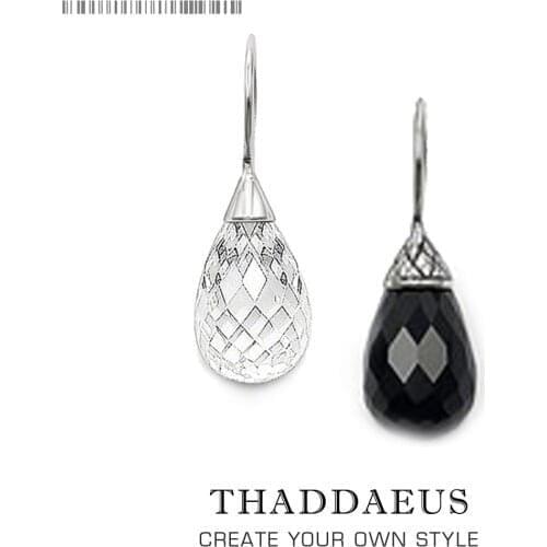 Water Drop Drop Earrings from Silver Crystal,Europe Style Karma,Good Jewelry For Women,2017 Gift In 925 Sterling Silver