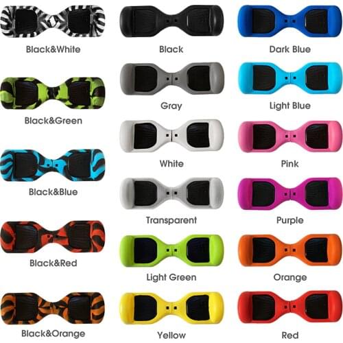2017 Hoverboard Silicone Case Cover Shell Waterproof Protector for Mini 6.5 Inch 2 Wheel Smart Self Balancing Electric Scooter