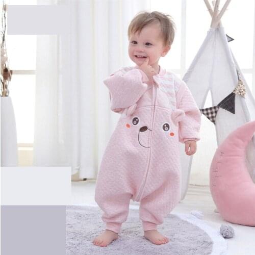 Baby Sleeping Bag Winter Legs Infant Sleepsacks Autumn Spring Toddler Sleep Bag Thick Warm Cotton Kids Anti-kick