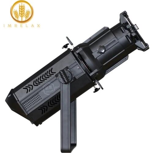 IMRELAX 200W LED Ellipsoidal Light with Zoom LED Profile Light Spotlight Manual Focus Studio Theater Stage Lighting