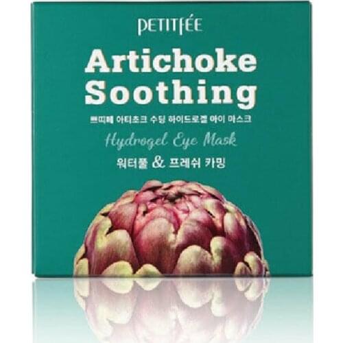 PETITFEE Artichoke Soothing Hydrogel Eye Mask 60ea Remover Dark Circle Anti Wrinkle Eye Patches Moisturizing Under Eye Sleeping