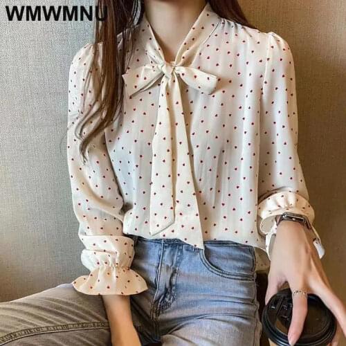 Блузки с принтом WMWMNU China At AliExpress