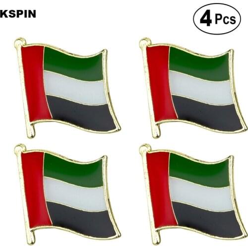 U.A.E. Flag Pin Lapel Pin Badge Brooch Icons 4pcs
