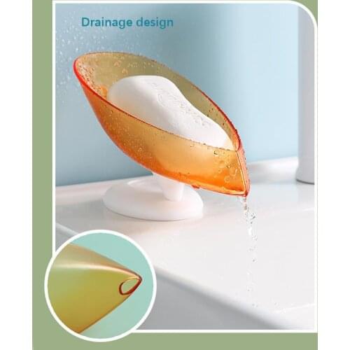 1pc Soap Box Bathroom Soap Holder Creative Bathroom Kitchen Dish Storage Non-slip Drain Soap Storage Case Container