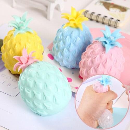 8cm Cute Pineapple Fidget Toys Kids Soft Stress Balls Decompression Toy Childrens Toys Office Pressure Release Stress Toy