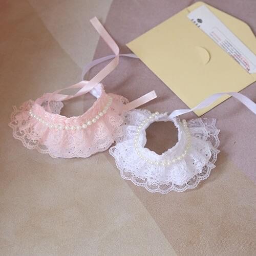 Pet Accessories Puppy Dog Cat Bib with Bell Cute Lace Pet Bandana Cat Bandana Pet Bib Neckerchief Pet Supplies Decorat