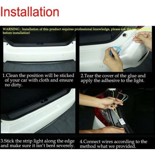 Accessories Steering brake light Area Illumination Backlight Car Trunk