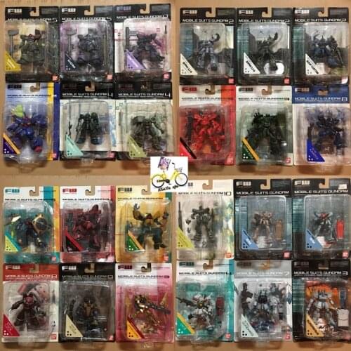Bandai Anime Gundam FW Modeling Village Volks Standing Art 1 2 3 4 5 Big Magic Jim Land Battle Gundam Collection Toy Gift