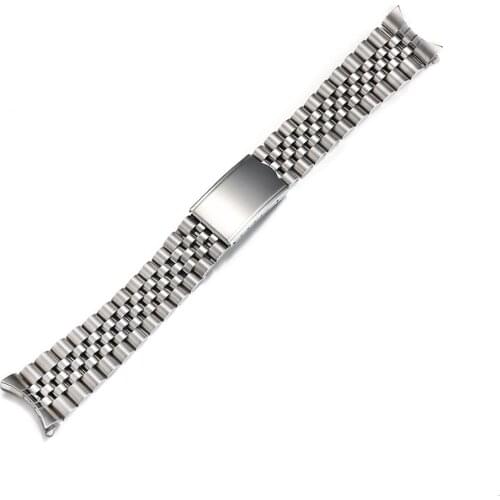 18mm 19mm 20mm 316L Stainless Steel Jubilee Watch Bracelet Strap Band Fit Seiko Watch