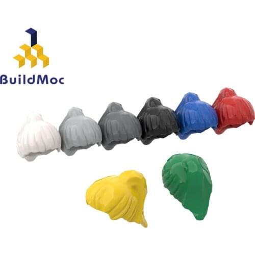 BuildMOC 6093 WIG, PONYTAIL For Building Blocks Parts DIY Construction Creative gift Toys