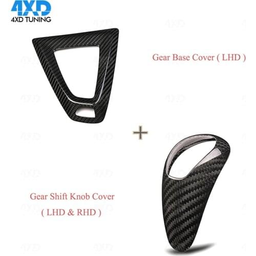 For BMW F87 F80 F82 F83 M5 M6 M4 M2 M3 Carbon Gear Shift Konb cover gear Base Cover surround cover interior trim car accessories