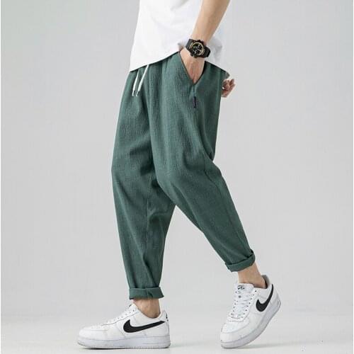 Hip Hop Jogger Men Harem Pants Loose Streetwear Style Casual Mens Casual Pants