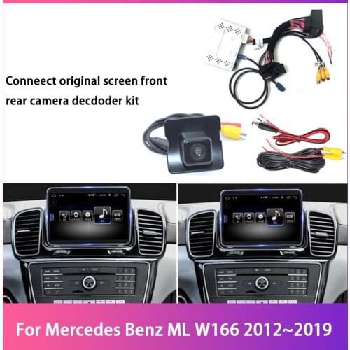 Reverse Rear View Camera For Mercedes Benz ML W166 2012~2019 Full HD Original Screen Upgrade Interface Camera Digital Decoder