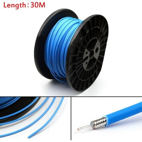 Areyourshop RG402 RF Coaxial Cable Connector Semi-rigid RG-402 Coax Pigtail 10m 30m New Cable Connector