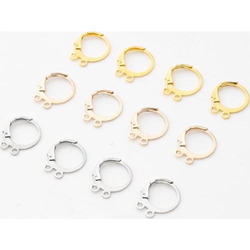 Beautifully Stylish Gold Plated White K KCGOLD Ladies Open and Close Insert Double Hole Round Button Jewelry Gift Set