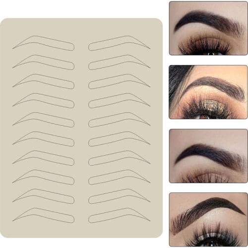 Latex Skin Permanent Makeup Tattoo Practice Skin Tattoo Training New Microblading Supplies Eyebrow Practice Tattoo Accesories