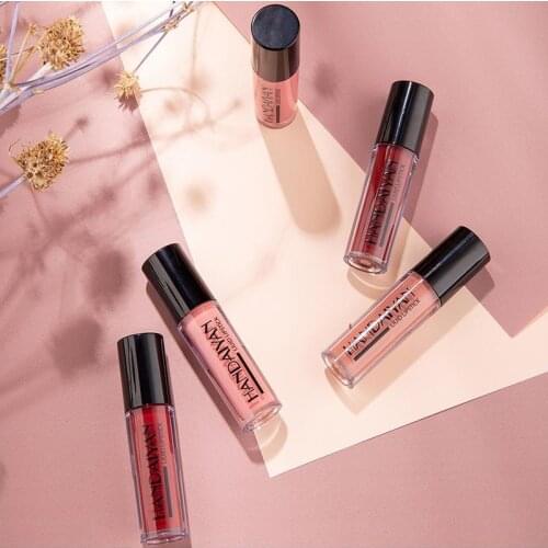 4Pcs Matte Lipgloss Tint Long Lasting Waterproof Moisturizer Velvet Sexy Lip Gloss makeup Waterproof lip stick Liquid Lipstick