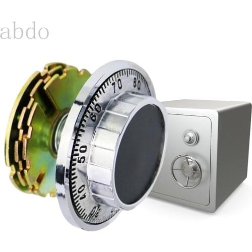 Vintage Dial Numeral Safe Deposit Box Password Lock Mechanical Code Disk Lock Vault Password Lock Anti-theft Durable Dial Lock